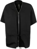 Rick Owens zip-up bomber jacket - Black