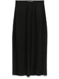 Lisa Yang silk midi skirt - Black