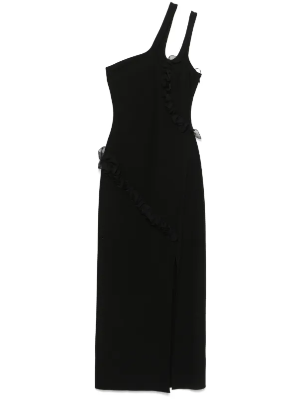 knee length dresses for ladies Dress The Population Nadia Dress - Orange main image 0