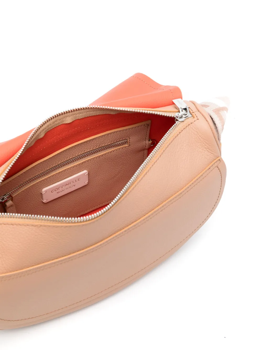 Shop Coccinelle Medium Raquel Shoulder Bag In Neutrals