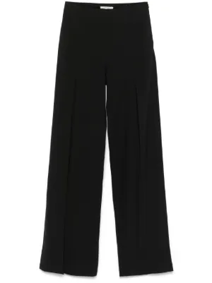 Ottolinger tie-waist Knit Trousers | Black | FARFETCH KW