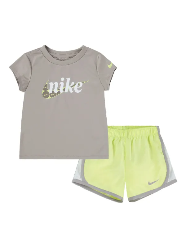 nude nike short set