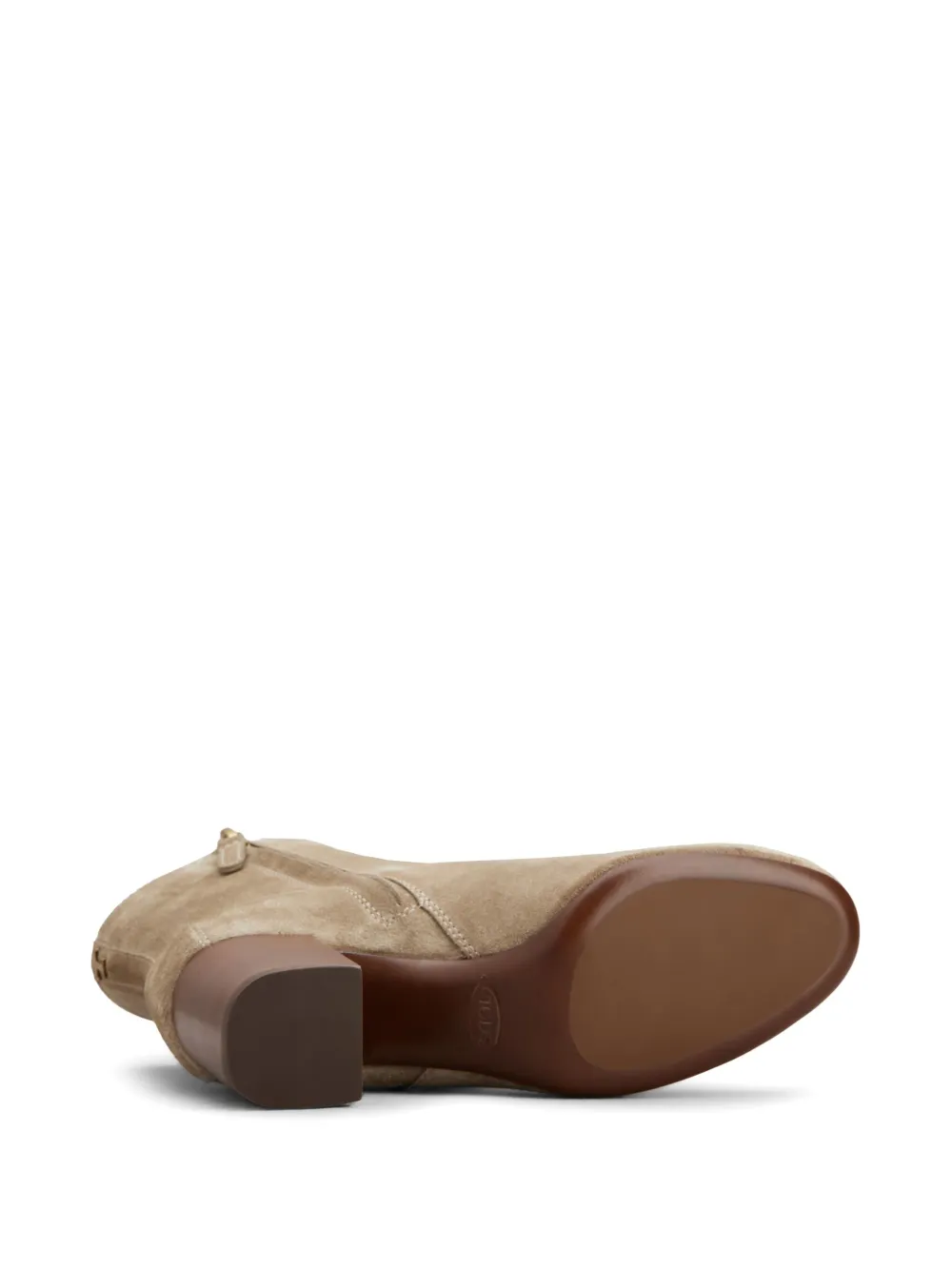 Tod's 70 mm leren laarzen Beige