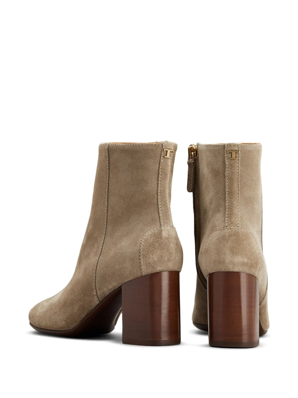 Tod's 70 mm leren laarzen Beige