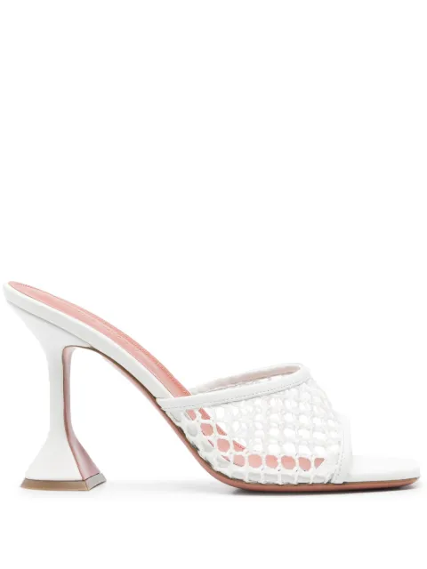 Amina Muaddi 90mm Lupita sandals