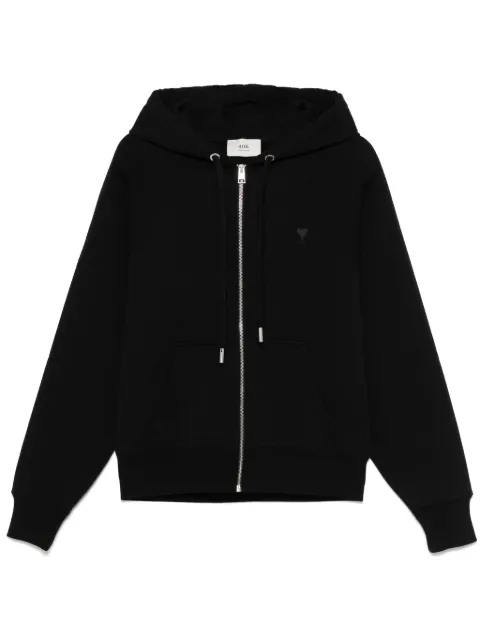 AMI Paris Ami de Coeur-embroidered hoodie