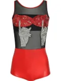Brigitte Shiu Carnaval bodysuit - Red