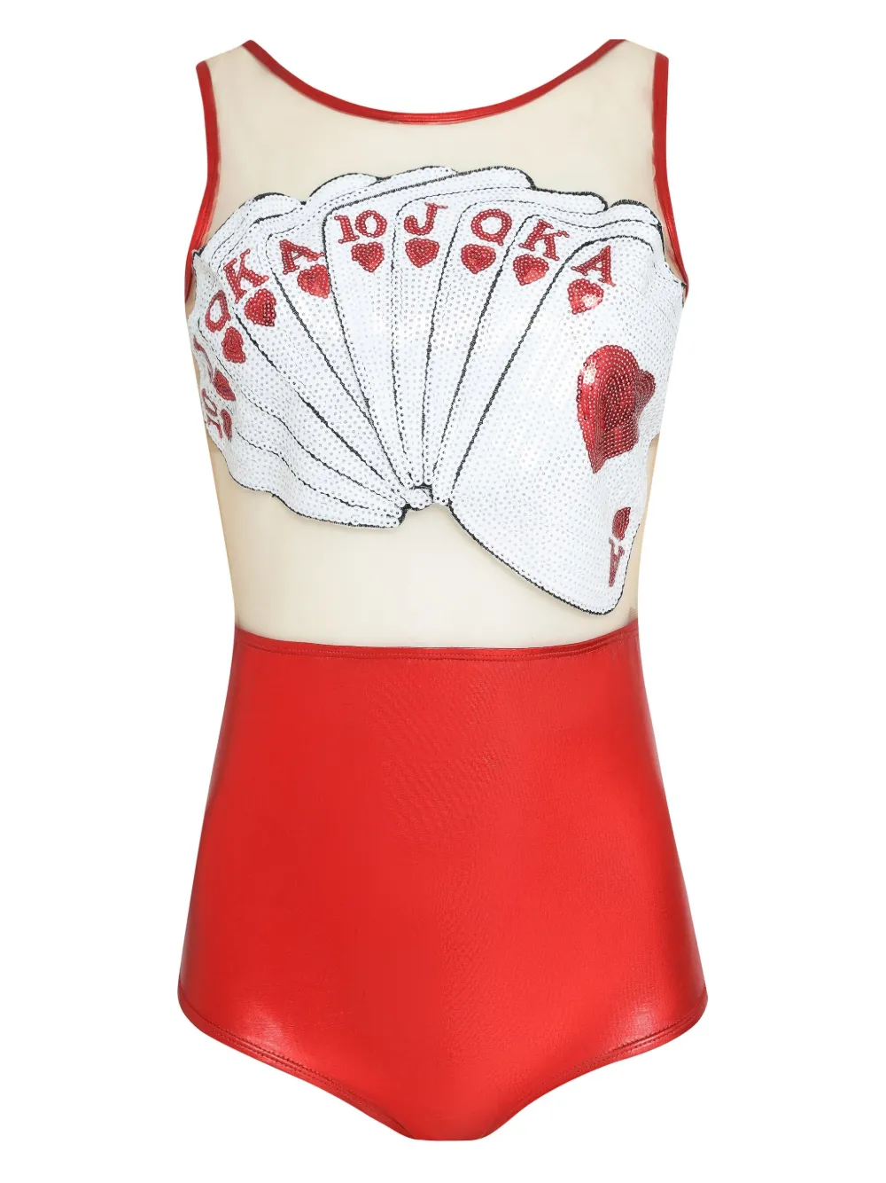 Brigitte Carnaval Naipes swimsuit - Rosso