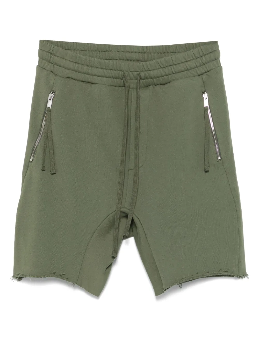 Thom Krom raw-hem shorts | Green | Image 1