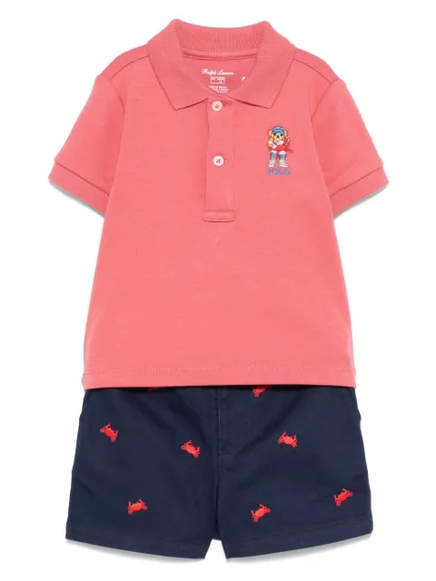 POLO RALPH LAUREN KIDS Polo Bear shorts set