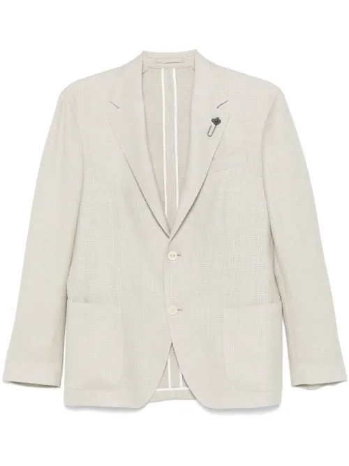 Blazer à simple boutonnage - Lardini - Modalova