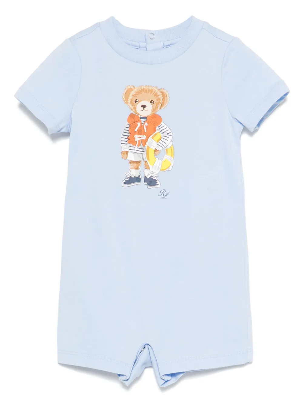 POLO RALPH LAUREN KIDS Polo Bear ロンパース - ブルー POLO RALPH LAUREN KIDS Polo Bear ロンパース - ブルー