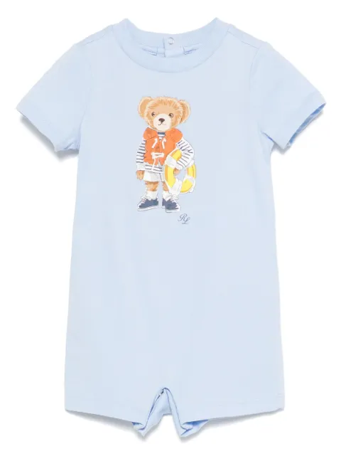 POLO RALPH LAUREN KIDS romper con motivo Polo Bear