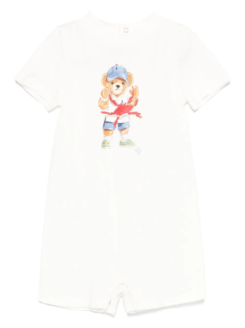 POLO RALPH LAUREN KIDS Polo Bear ロンパース - ホワイト POLO RALPH LAUREN KIDS Polo Bear ロンパース - ホワイト