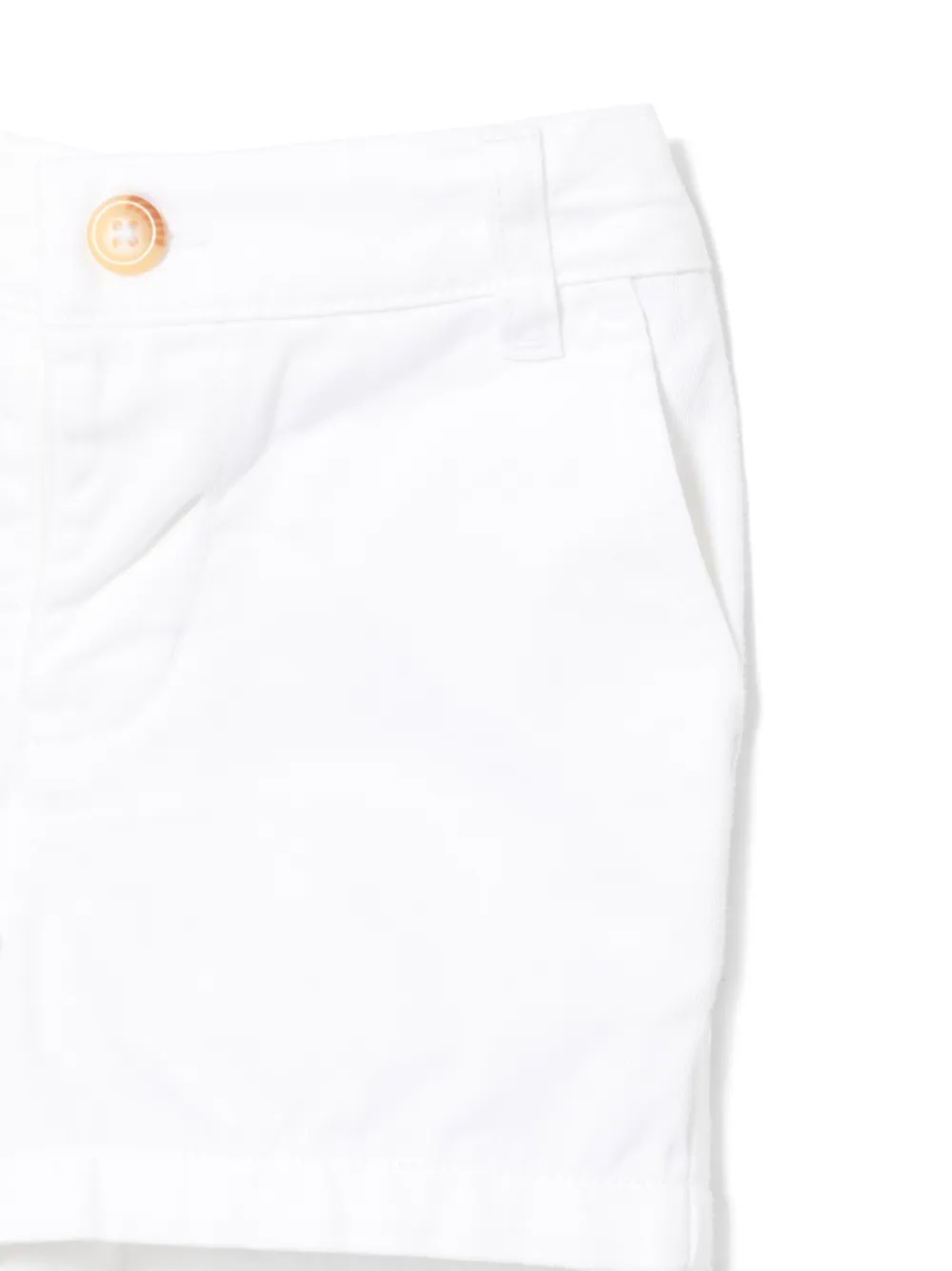 POLO RALPH LAUREN KIDS Gestreept shirt en shorts Wit