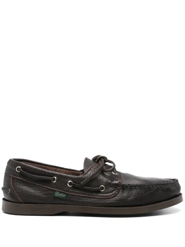 【訳あり】 Paraboot JP FARFETCH | ブラウン | デッキシューズ レザー 靴