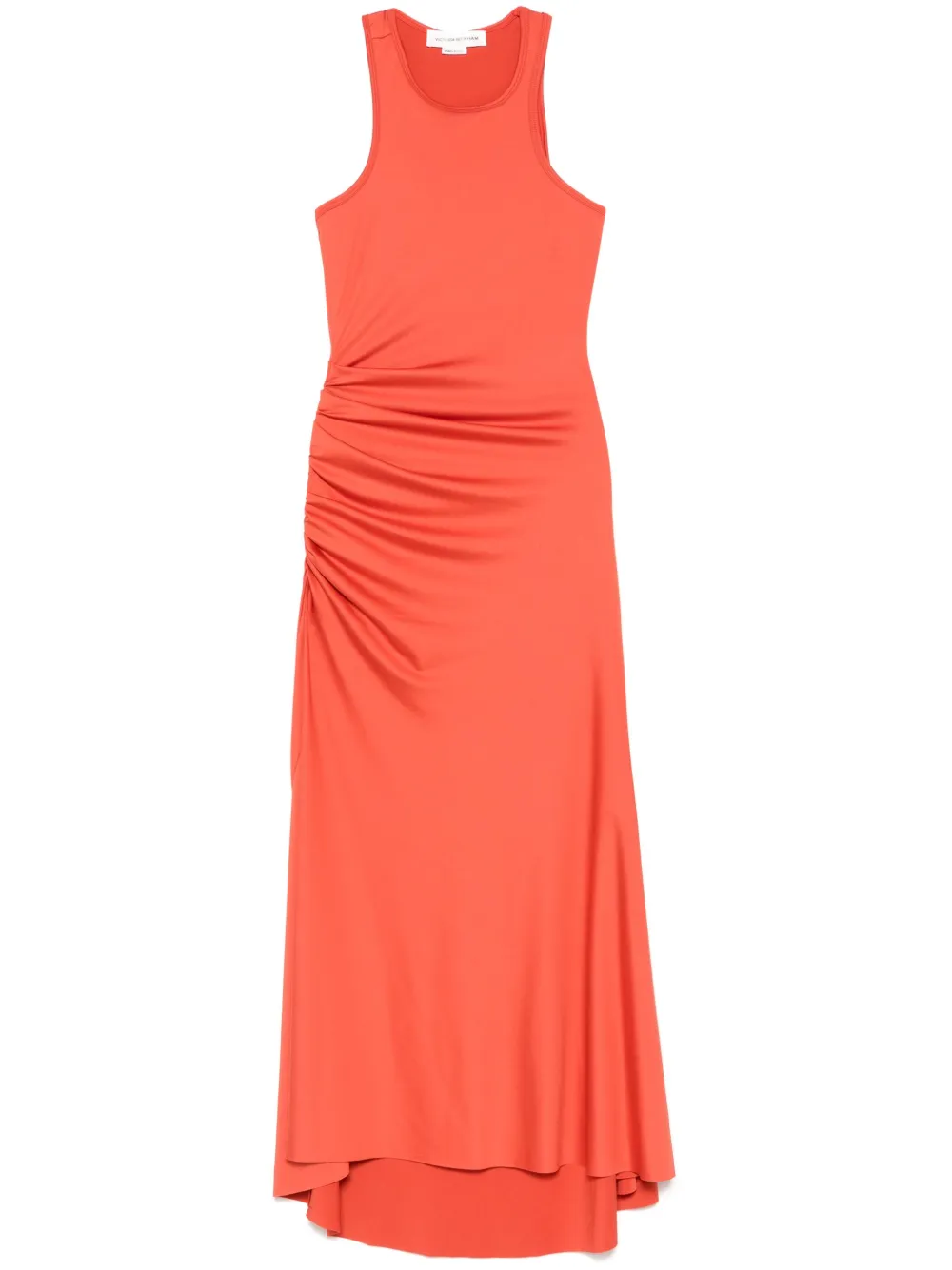 Victoria Beckham Maxi-jurk met ruches Oranje
