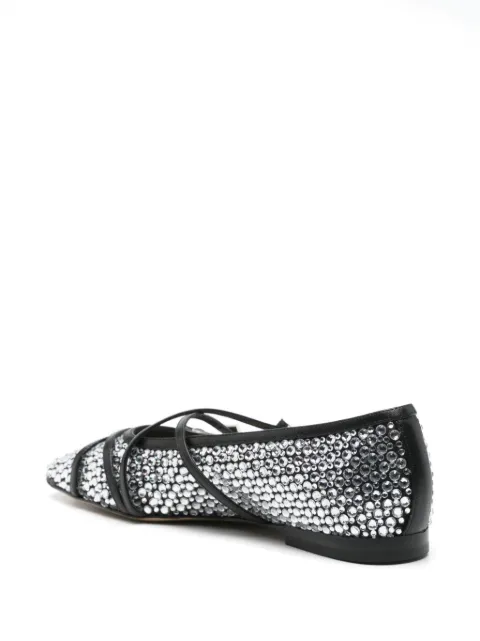 MACH & MACH Crystal Net ballet flats R25S092710NETB17 - 2