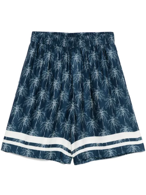 Laneus palm tree-print shorts