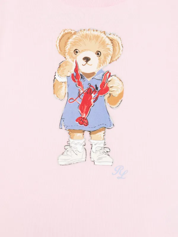Polo Ralph Lauren Polo Bear Tシャツ キッズ150 Polo Ralph Lauren kids Tee Shirt 6 White Polo Bear Logo Crew
