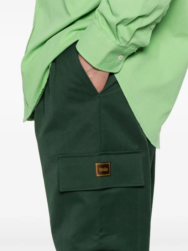Drole de Monsieur ●ダックカーゴパンツ A-BP121-C0030 サイズM メンズ カーキ Drôle De Monsieur Le Pantalon Cargo Laine Trousers | Green | FARFETCH