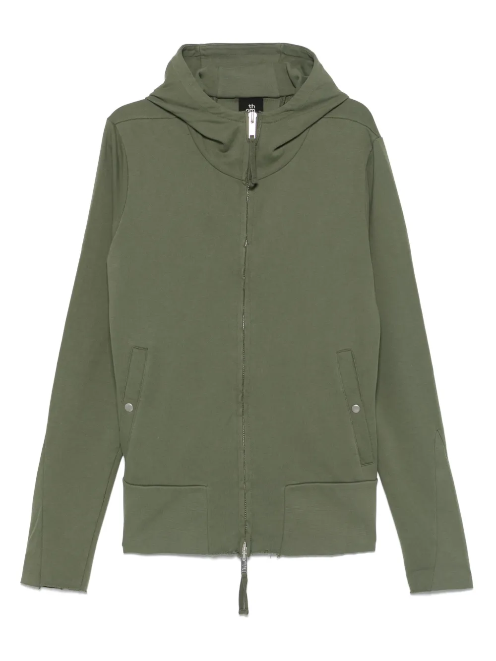 Thom Krom Katoenen hoodie Groen