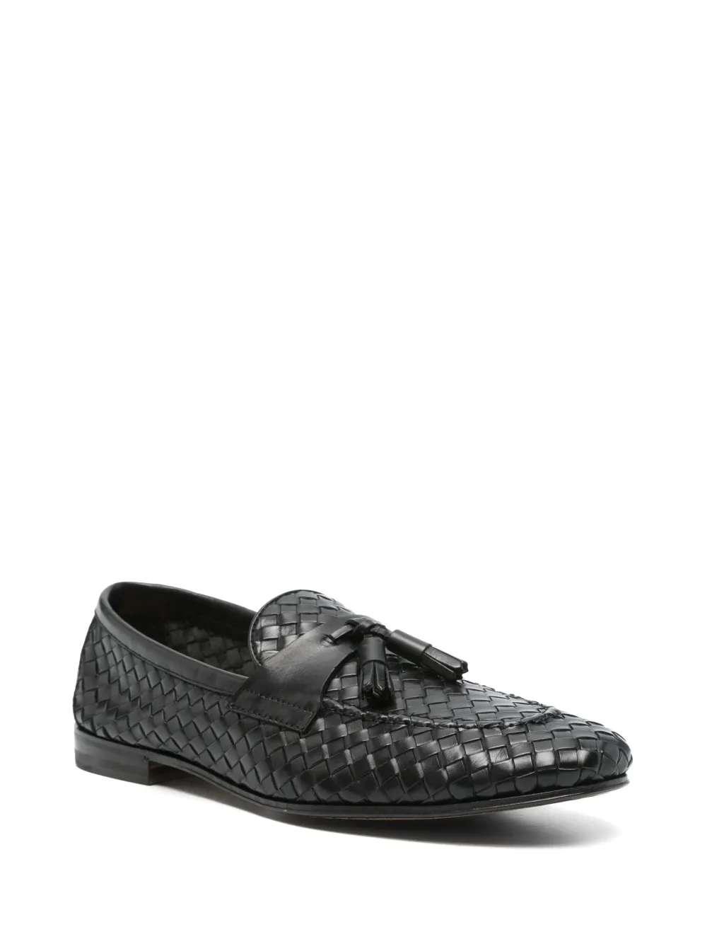 Henderson Baracco leather loafers - Zwart