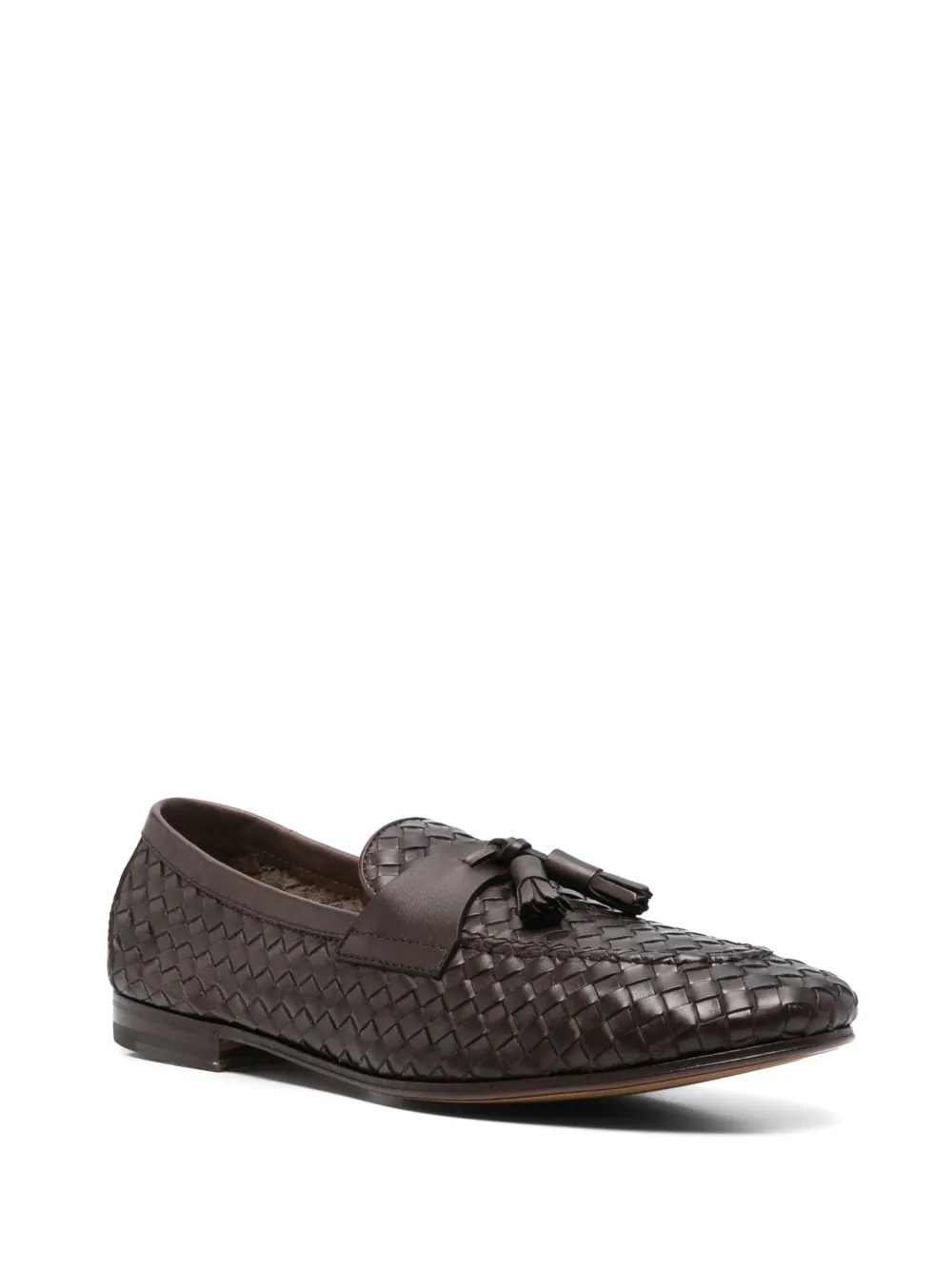 Henderson Baracco Geweven loafers - Bruin