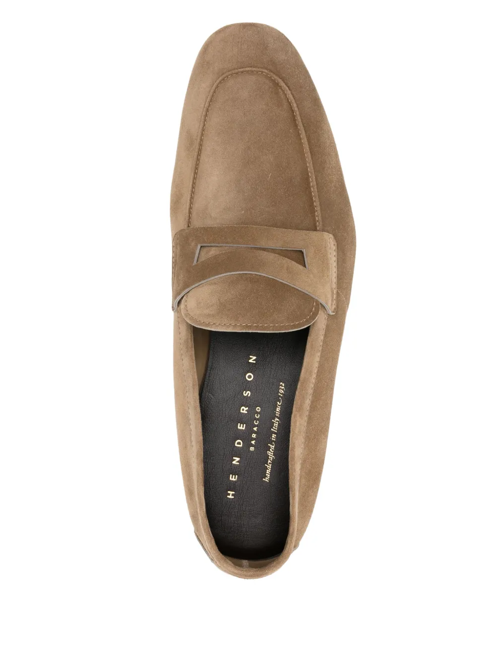 Henderson Baracco suede loafers Brown