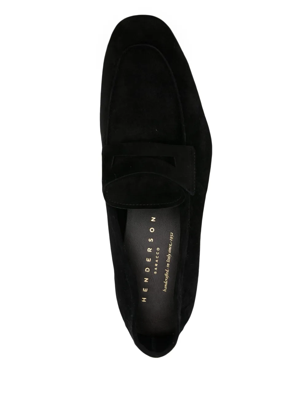 Henderson Baracco suede loafers Black