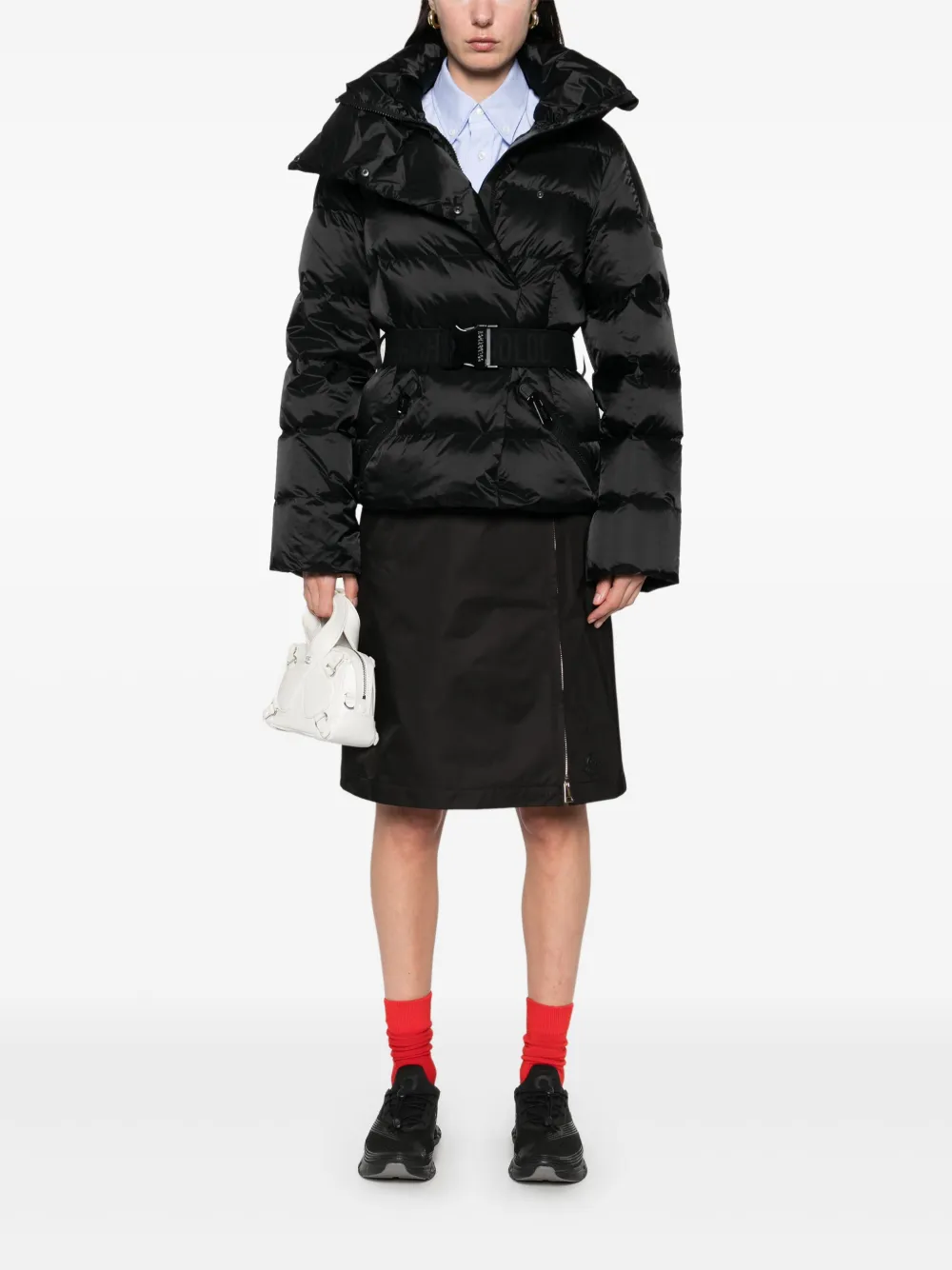 Moncler Mini-rok met rits - Zwart