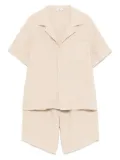 Il Gufo linen shorts and shirt set - Neutrals