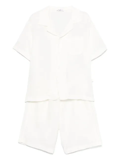 Il Gufo ensemble chemise-short en lin