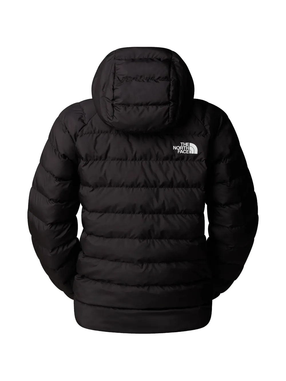 The North Face Kids logo-print padded jacket - Zwart