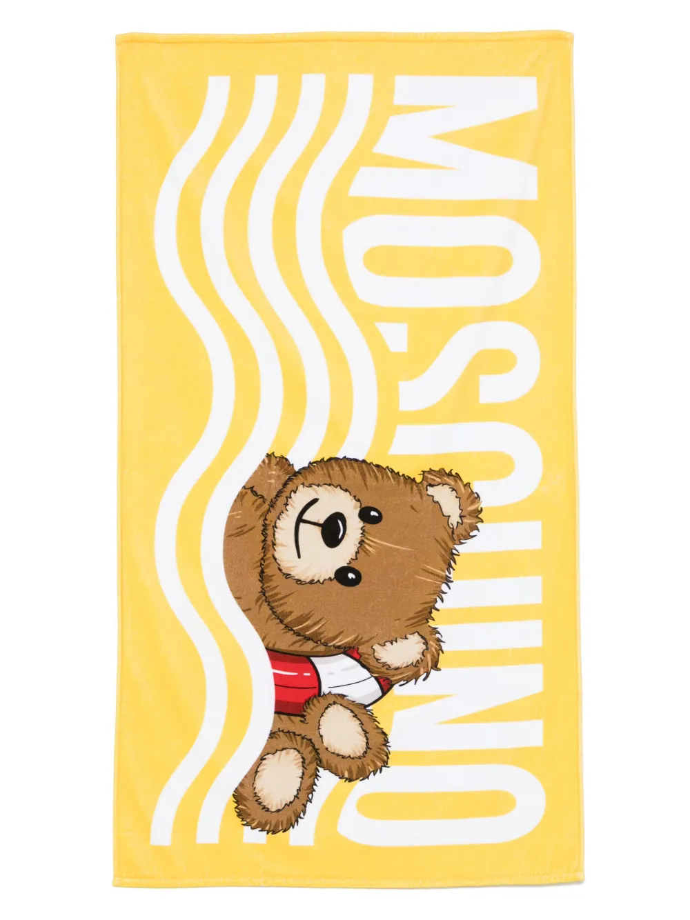 Moschino Kids Teddy Bear handdoek - Geel