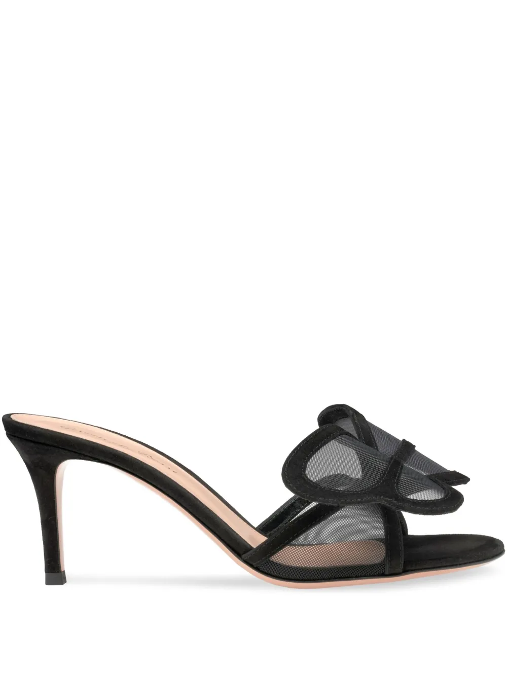 Gianvito Rossi 70mm Butterfly mules Black