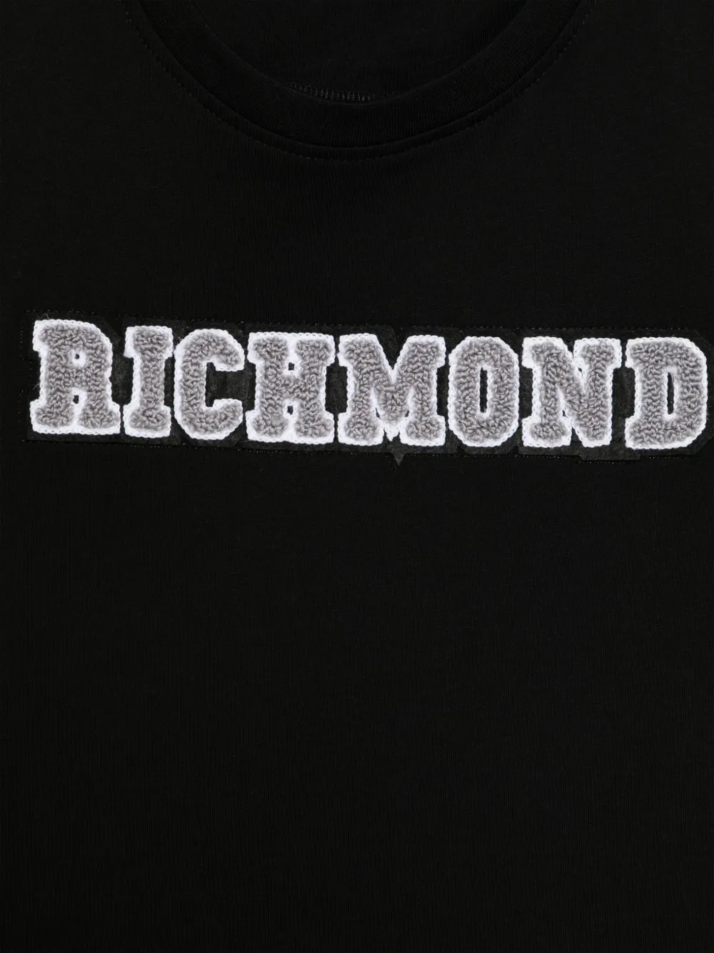 John Richmond Junior Katoenen T-shirt Zwart