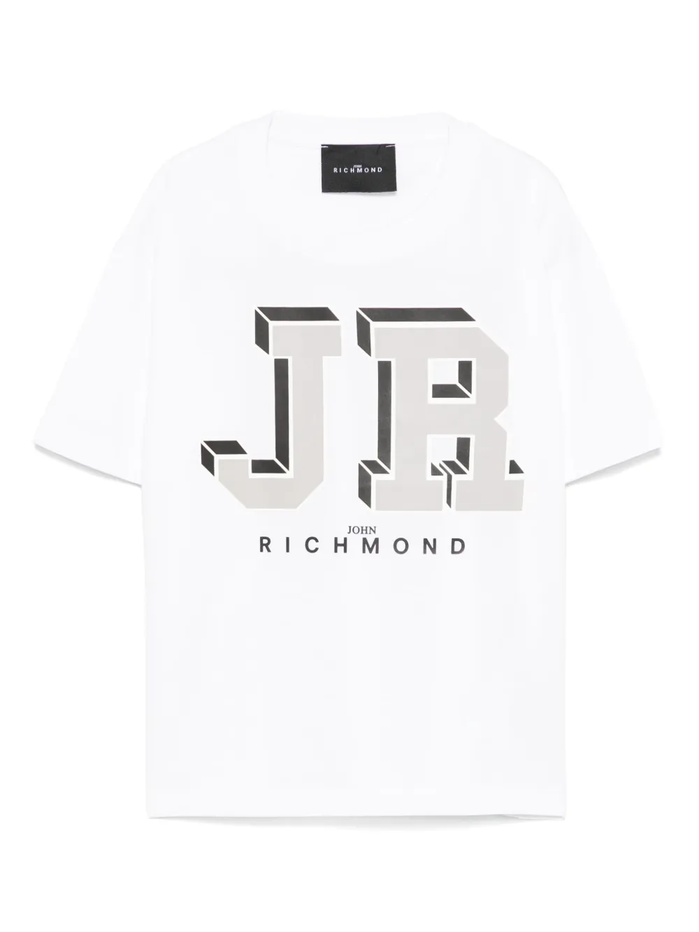 John Richmond Junior Katoenen T-shirt Wit