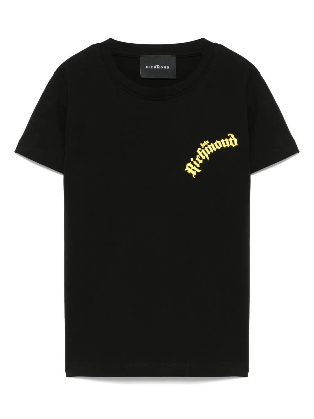 John Richmond Junior Katoenen T-shirt Zwart