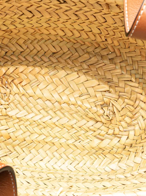 Loewe Pre-Owned 2020 Small Raffia Basket tote bag 3J0OJ0M1X70ZRFG2 - 3