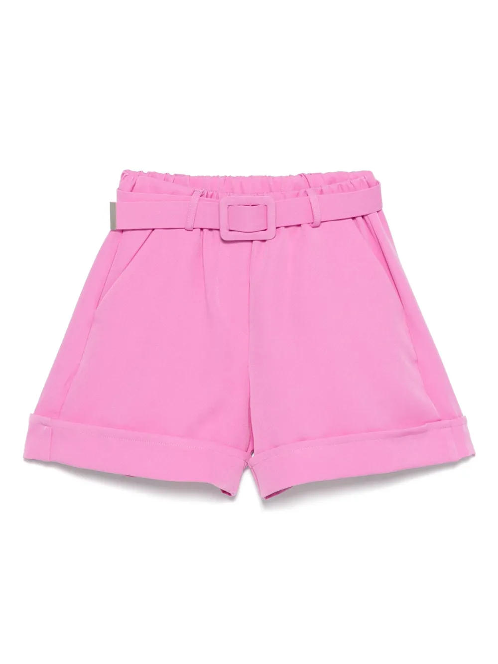 Miss Grant Kids ベルテッド ショートパンツ - ピンク Miss Grant Kids ベルテッド ショートパンツ - ピンク