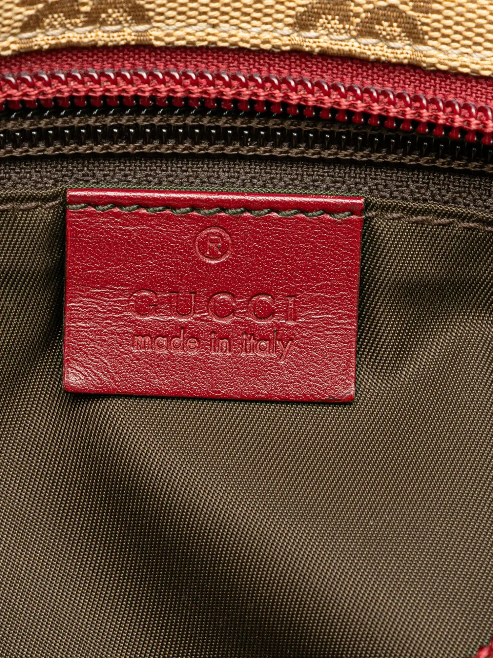 Pre-owned Gucci 2000-2015 Gg Canvas Web Crossbody Bag In Brown