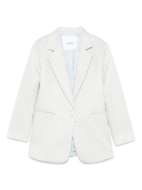 Miss Grant Kids patterned-jacquard blazer
