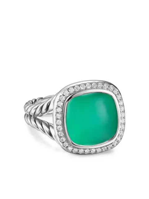 David Yurman sterling silver Albion diamond ring