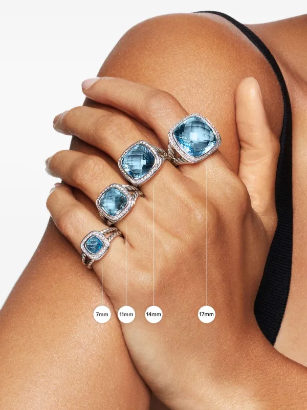 David Yurman Sterling Silver Albion Diamond Ring | Silver | FARFETCH
