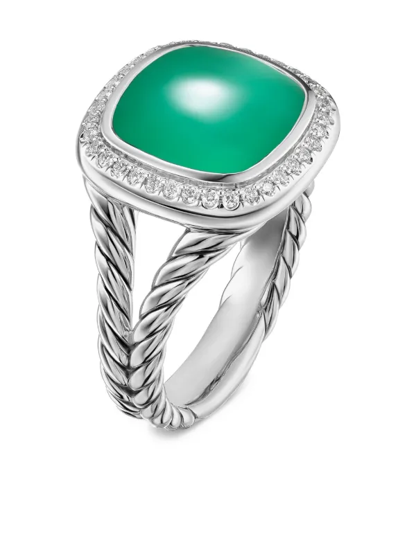 David Yurman Sterling Silver Albion Diamond Ring | Silver | FARFETCH