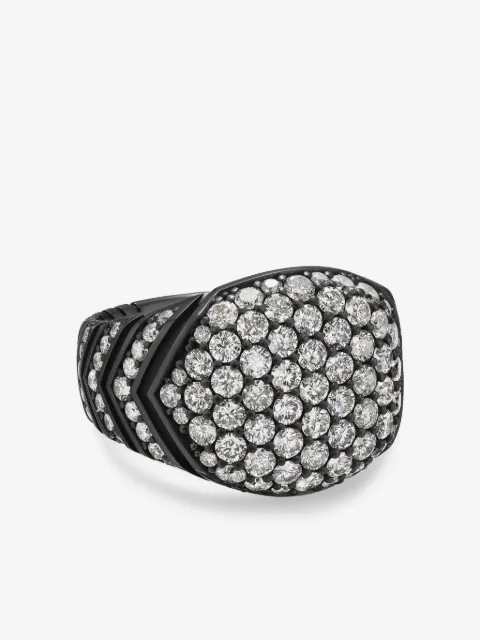 David Yurman Chevron Signet ring