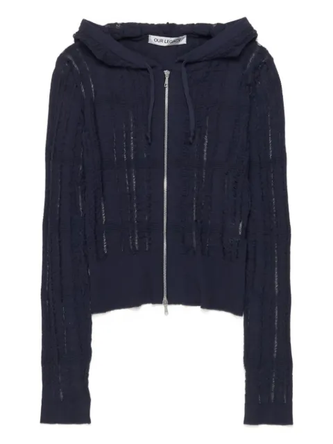 OUR LEGACY Compact knitted hoodie