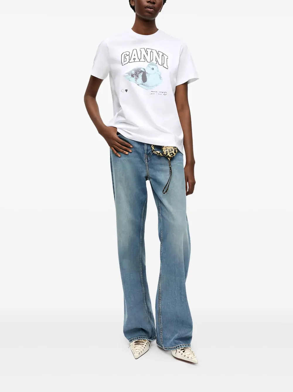 GANNI playera de algodón orgánico | Playeras y jerséis | Image 2