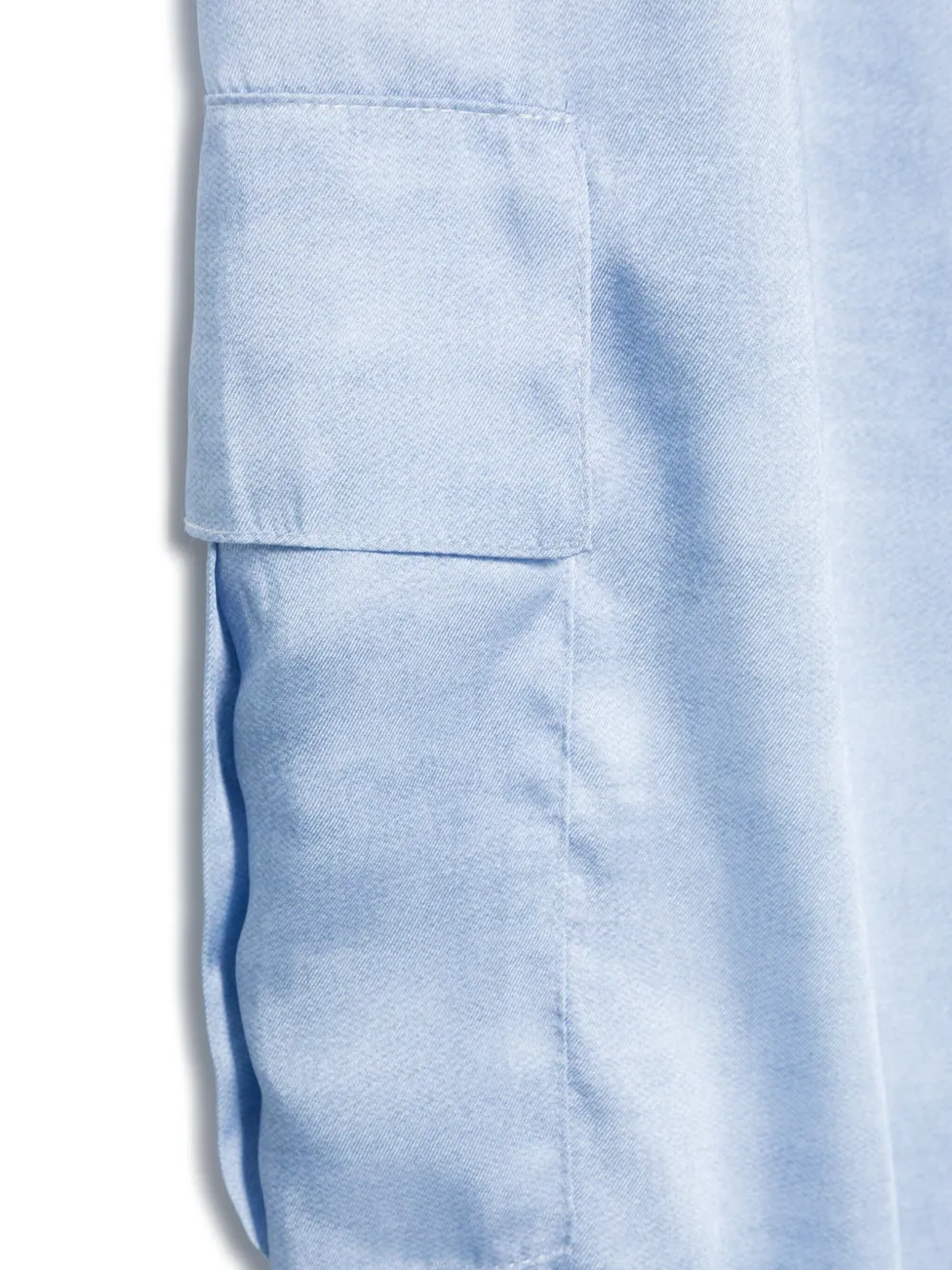Miss Grant Kids Satijnen cargo broek Blauw